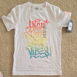 Hurley Kids High Tide Good Vibes Tee - White